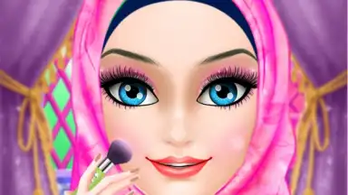 Capture d'écran de Hijab Girl Salon- Muslim Fashion Princess Makeover 5