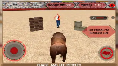 Capture d'écran de Angry Bull Attack Arena Sim 3D 9