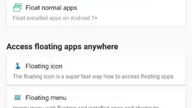 Capture d'écran de Floating Apps 20