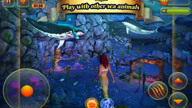 Capture d'écran de Cute Mermaid Simulator 3D 13