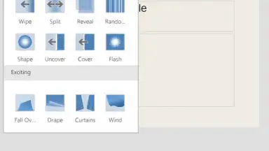 Capture d'écran de Microsoft PowerPoint 5