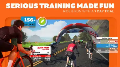Capture d'écran de Zwift 7