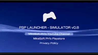 Capture d'écran de PSP Simulator - Launcher 3