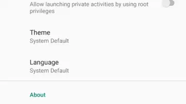 Capture d'écran de Activity Launcher 5