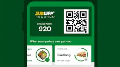Capture d'écran de Subway® - Official App 6