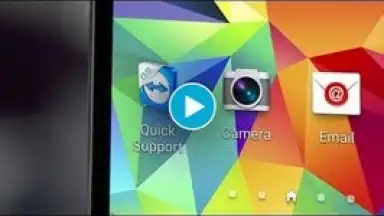 Capture d'écran de TeamViewer QuickSupport 1