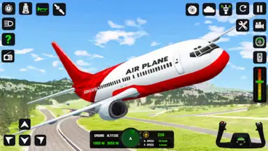 Capture d'écran de Airplane Simulator Flight Game 3