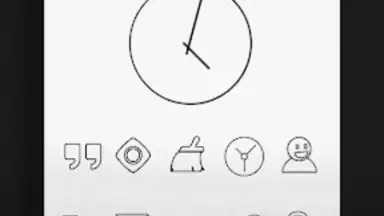 Capture d'écran de Lines Dark - Icon Pack 3