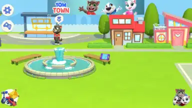 Capture d'écran de Talking Tom Town 5
