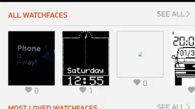 Capture d'écran de Pebble Appstore 2