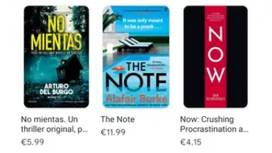 Capture d'écran de Google Play Books 5