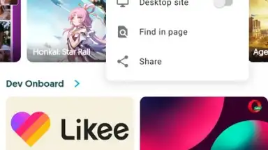 Capture d'écran de Opera Mini 12