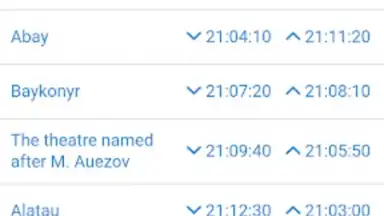 Capture d'écran de Метрополитен города Алматы 2