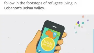 Capture d'écran de ShareTheMeal 1