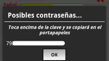 Capture d'écran de Wifi Keys 1