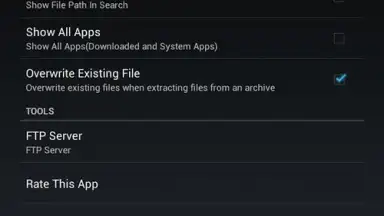 Capture d'écran de SD Card Manager 12
