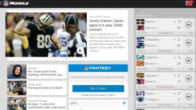 Capture d'écran de NFL Mobile 3