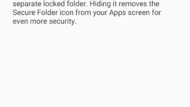 Capture d'écran de Secure Folder (Samsung) 2