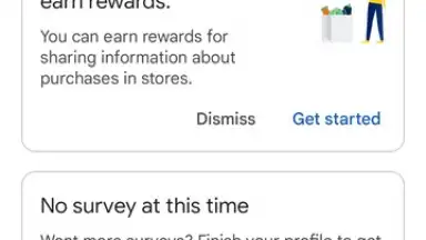 Capture d'écran de Google Opinion Rewards 1