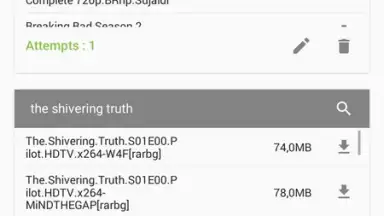 Capture d'écran de Torrenter - Android Torrent Downloader 6