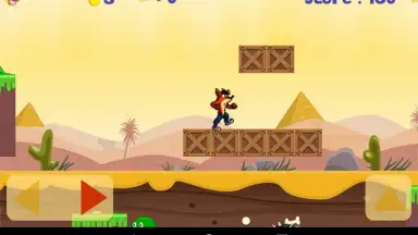 Capture d'écran de Crash World Bandicot 3