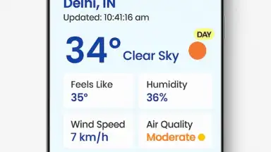 Capture d'écran de live weather checker 3