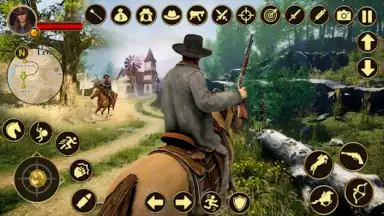 Capture d'écran de West Cowboy Games Horse Riding 10