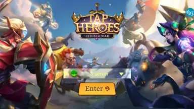 Capture d'écran de Tap Heroes: Clicker War 1