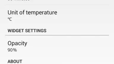 Capture d'écran de World Weather Widget 1