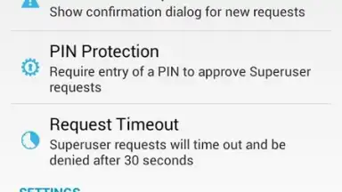 Capture d'écran de Superuser (for Android 4) 2