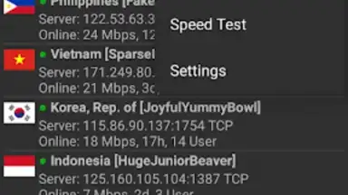 Capture d'écran de VPN Servers 7