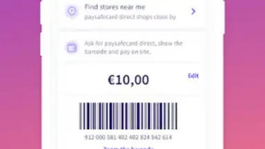 Capture d'écran de paysafecard 1