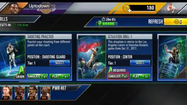 Capture d'écran de NBA 2K Mobile 9