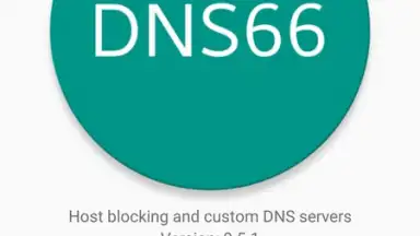 Capture d'écran de DNS66 1