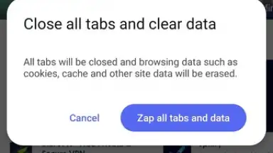 Capture d'écran de StartPage 8