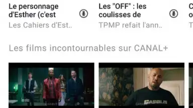 Capture d'écran de myCANAL 6