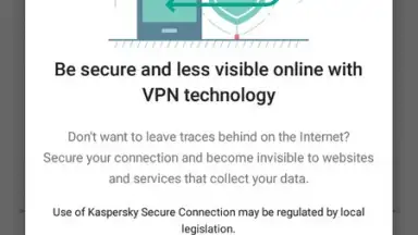 Capture d'écran de Kaspersky Fast Secure VPN 2