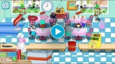Capture d'écran de Kids Cafe with Hippo 1