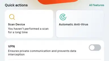 Capture d'écran de Kaspersky Antivirus & VPN 1