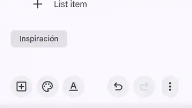 Capture d'écran de Google Keep 15
