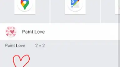 Capture d'écran de Paint Love - widget for couple 2