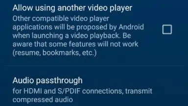Capture d'écran de NOVA Video Player 2