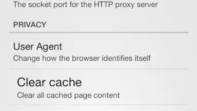 Capture d'écran de Orweb: Private Web Browser 12