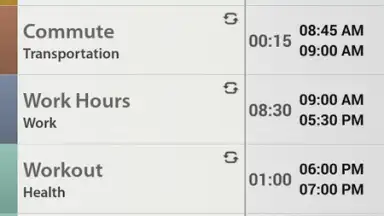 Capture d'écran de Schedule Planner Classic 6