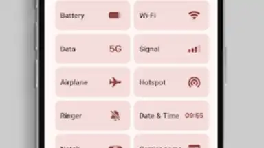 Capture d'écran de iOS 17 Status Bar 2