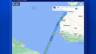 Capture d'écran de MarineTraffic 6