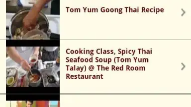 Capture d'écran de ThaiFood 4