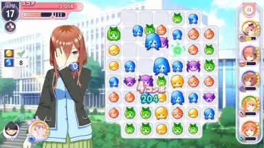 Capture d'écran de The Quintessential Quintuplets: The Quintuplets Can’t Divide the Puzzle Into Five Equal Parts 2