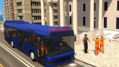 Capture d'écran de Police Bus Prisoner Transport 7