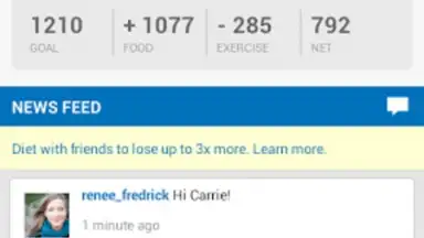 Capture d'écran de Calorie Counter - MyFitnessPal 3